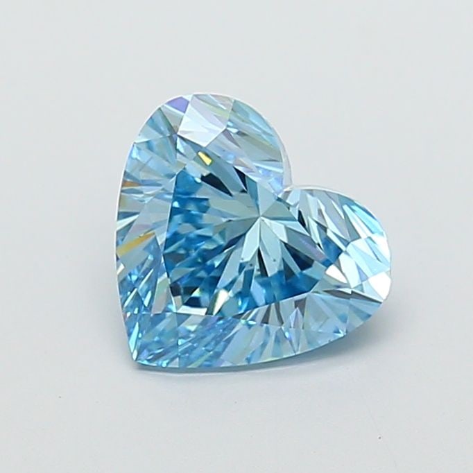 Loose Diamond - HEART 2.55ct Fancy Vivid Blue VS1: Loose Diamond - HEART 2.55ct Fancy Vivid Blue VS1 Source: This is a real non-mined Diamond that has been grown in a lab Shape: HEART Carats: 2.55 Color: Fancy Vivid Blue Certification: IGI Video: