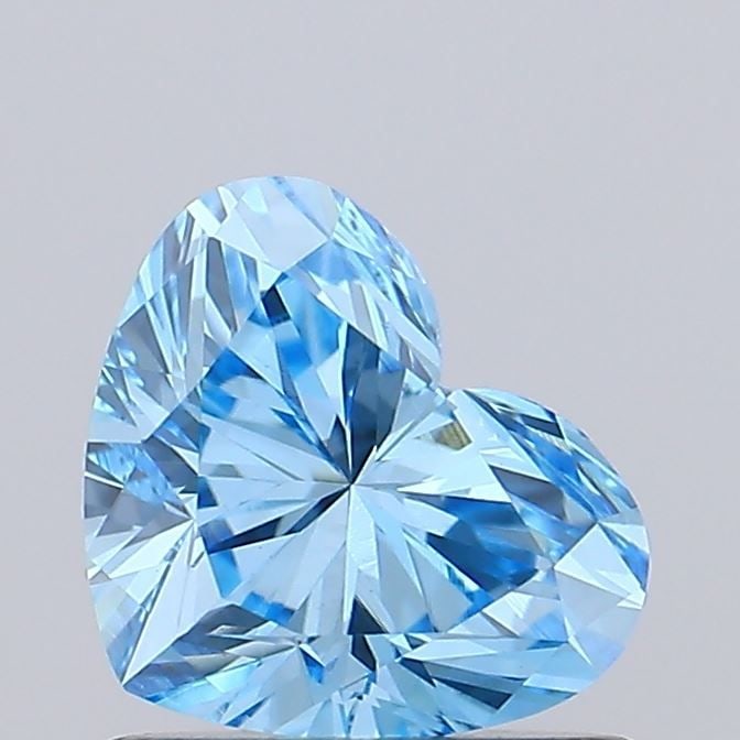 Loose Diamond - HEART 0.73ct Fancy Vivid Blue VVS2: Loose Diamond - HEART 0.73ct Fancy Vivid Blue VVS2 Source: This is a real non-mined Diamond that has been grown in a lab Shape: HEART Carats: 0.73 Color: Fancy Vivid Blue Certification: IGI Video: