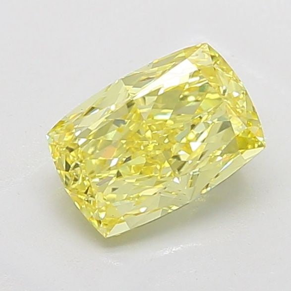 Loose Diamond - CUSHION MODIFIED 2.61ct Fancy Vivid Yellow VS1: Loose Diamond - CUSHION MODIFIED 2.61ct Fancy Vivid Yellow VS1 Source: This is a real non-mined Diamond that has been grown in a lab Shape: CUSHION MODIFIED Carats: 2.61 Color: Fancy Vivid Yellow Cert