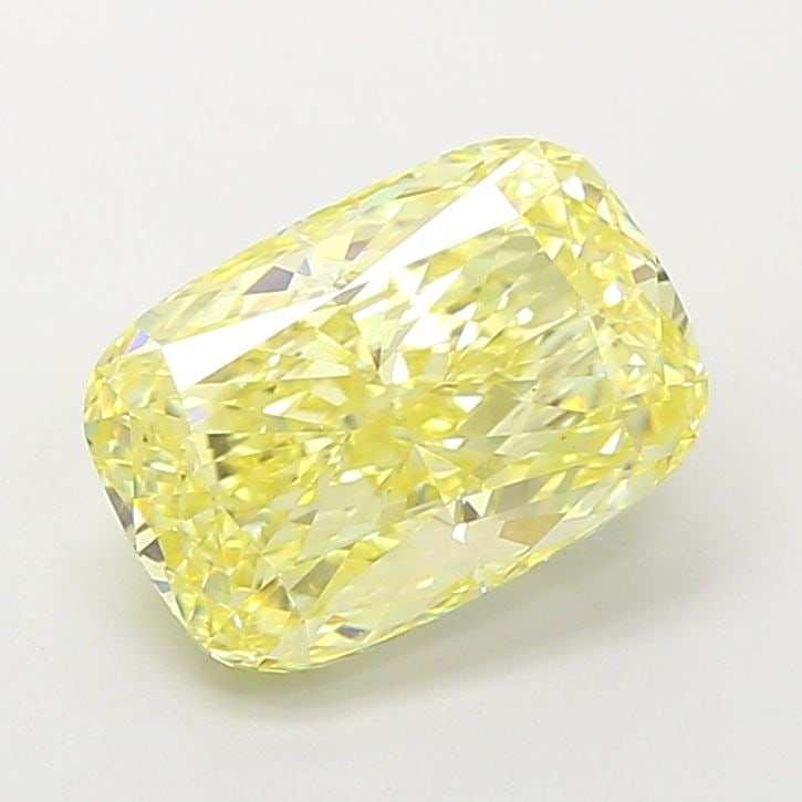 Loose Diamond - CUSHION MODIFIED 3.52ct Fancy Yellow VS1: Loose Diamond - CUSHION MODIFIED 3.52ct Fancy Yellow VS1 Source: This is a real non-mined Diamond that has been grown in a lab Shape: CUSHION MODIFIED Carats: 3.52 Color: Fancy Yellow Certification: I