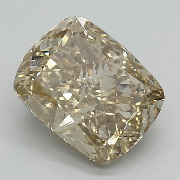 Loose Diamond - CUSHION BRILLIANT 2.08ct Fancy Vivid Yellow VS1: Loose Diamond - CUSHION BRILLIANT 2.08ct Fancy Vivid Yellow VS1 Source: This is a real non-mined Diamond that has been grown in a lab Shape: CUSHION BRILLIANT Carats: 2.08 Color: Fancy Vivid Yellow Ce