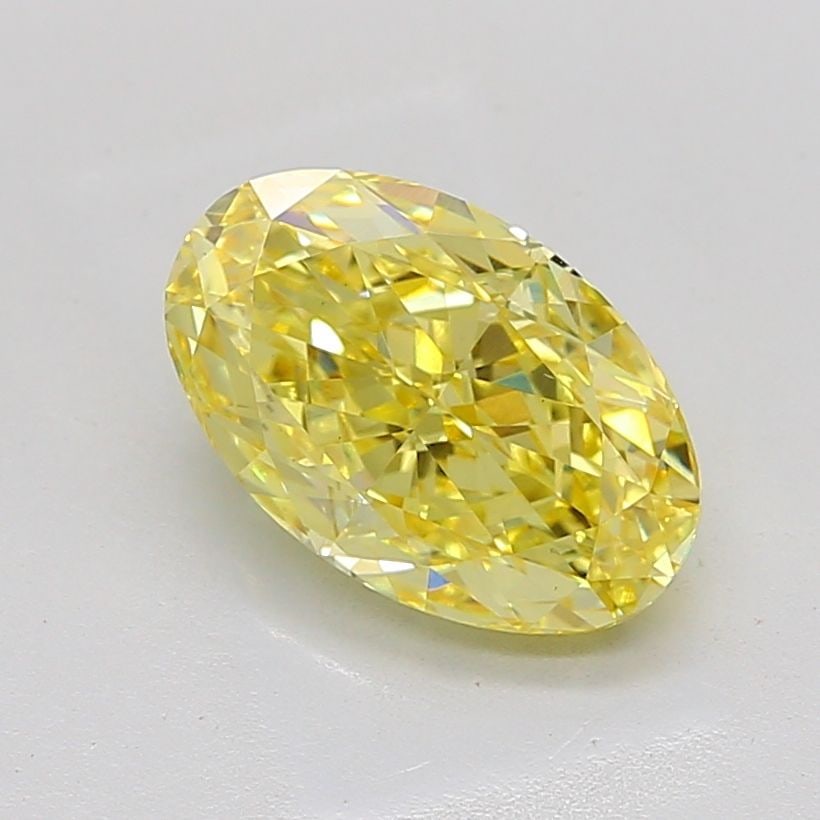 Loose Diamond - OVAL 3.53ct Fancy Vivid Yellow VS1: Loose Diamond - OVAL 3.53ct Fancy Vivid Yellow VS1 Source: This is a real non-mined Diamond that has been grown in a lab Shape: OVAL Carats: 3.53 Color: Fancy Vivid Yellow Certification: IGI Video: