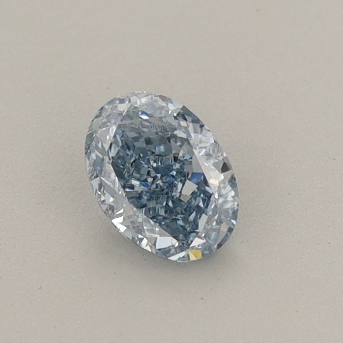 Loose Diamond - OVAL 0.4ct Fancy Intense Blue VS1: Loose Diamond - OVAL 0.4ct Fancy Intense Blue VS1 Source: This is a real non-mined Diamond that has been grown in a lab Shape: OVAL Carats: 0.4 Color: Fancy Intense Blue Certification: IGI Video: