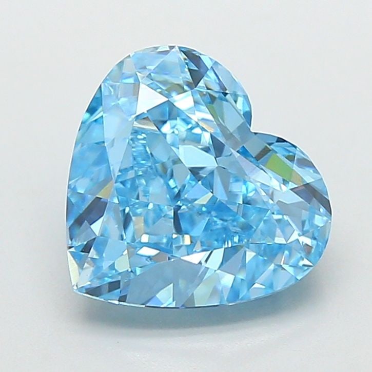 Loose Diamond - HEART 3.0ct Fancy Vivid Blue VS1: Loose Diamond - HEART 3.0ct Fancy Vivid Blue VS1 Source: This is a real non-mined Diamond that has been grown in a lab Shape: HEART Carats: 3.0 Color: Fancy Vivid Blue Certification: IGI Video: