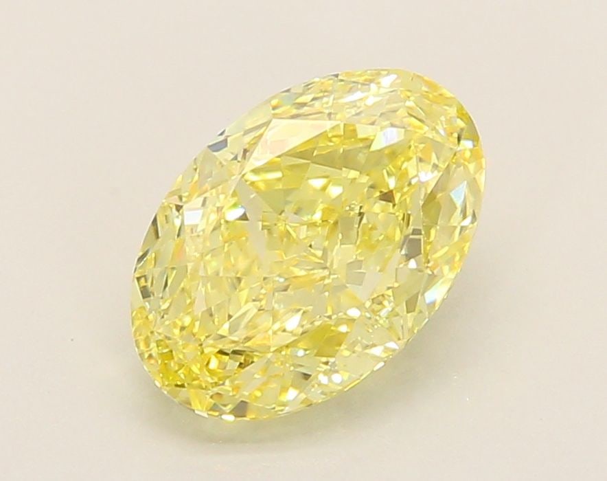 Loose Diamond - OVAL 2.54ct Fancy Intense Yellow VVS2: Loose Diamond - OVAL 2.54ct Fancy Intense Yellow VVS2 Source: This is a real non-mined Diamond that has been grown in a lab Shape: OVAL Carats: 2.54 Color: Fancy Intense Yellow Certification: IGI Vide