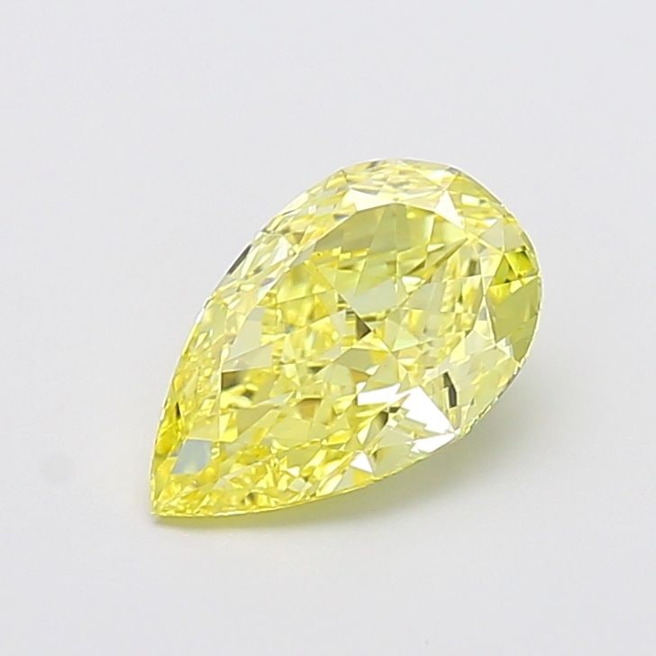 Loose Diamond - PEAR 2.14ct Fancy Intense Yellow VS1: Loose Diamond - PEAR 2.14ct Fancy Intense Yellow VS1 Source: This is a real non-mined Diamond that has been grown in a lab Shape: PEAR Carats: 2.14 Color: Fancy Intense Yellow Certification: IGI Video