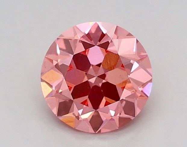 Loose Diamond - OLD EUROPEAN CUT 0.51ct Fancy Vivid Pink VVS2: Loose Diamond - OLD EUROPEAN CUT 0.51ct Fancy Vivid Pink VVS2 Source: This is a real non-mined Diamond that has been grown in a lab Shape: OLD EUROPEAN CUT Carats: 0.51 Color: Fancy Vivid Pink Certifi