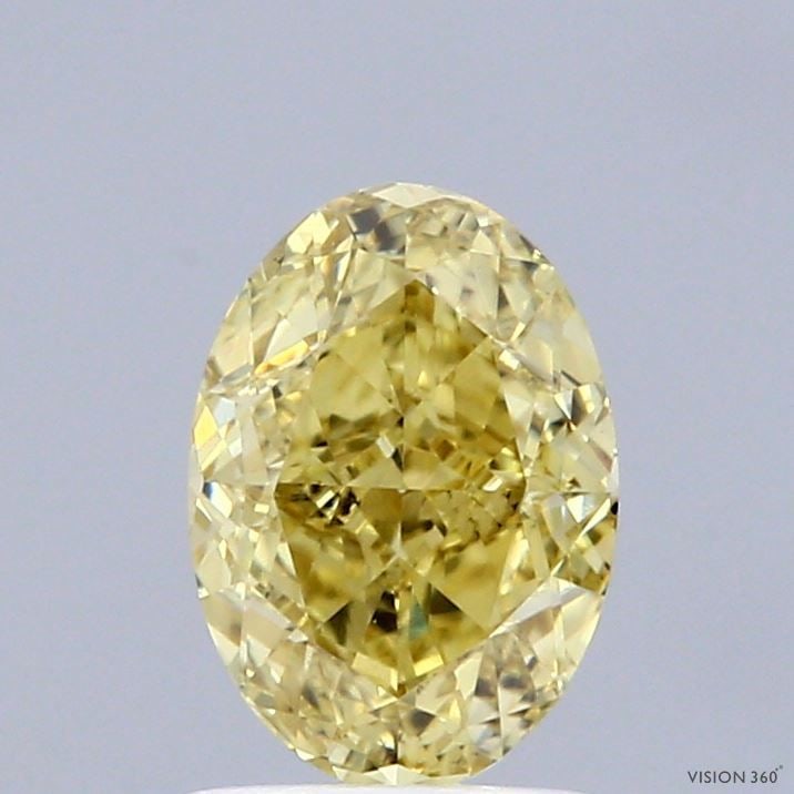 Loose Diamond - OVAL 1.48ct Fancy Vivid Yellow SI1: Loose Diamond - OVAL 1.48ct Fancy Vivid Yellow SI1 Source: This is a real non-mined Diamond that has been grown in a lab Shape: OVAL Carats: 1.48 Color: Fancy Vivid Yellow Certification: IGI The Diamo