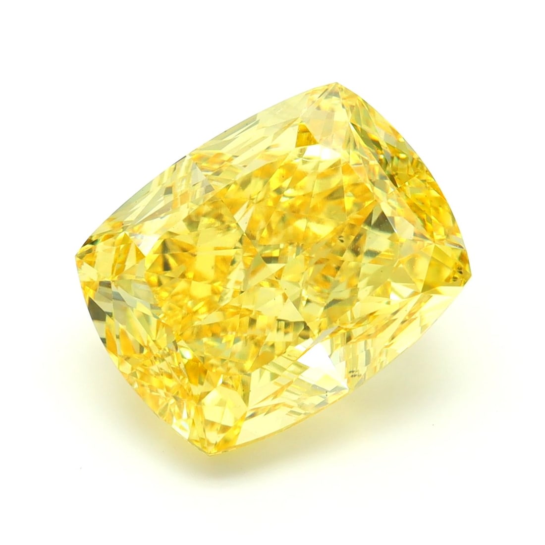 Loose Diamond - CUSHION MODIFIED 8.03ct Fancy Vivid Yellow VS1: Loose Diamond - CUSHION MODIFIED 8.03ct Fancy Vivid Yellow VS1 Source: This is a real non-mined Diamond that has been grown in a lab Shape: CUSHION MODIFIED Carats: 8.03 Color: Fancy Vivid Yellow Cert