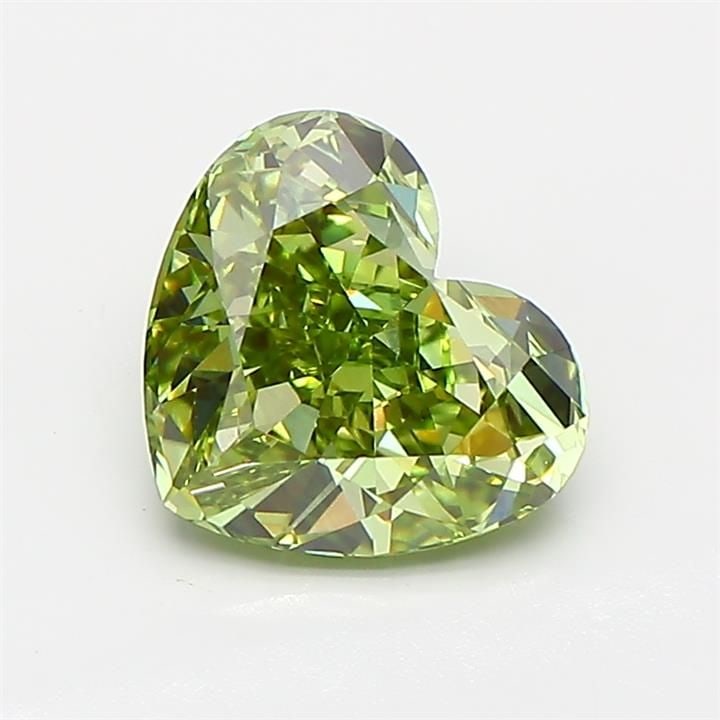 Loose Diamond - HEART 1.51ct Fancy Vivid Green VS1: Loose Diamond - HEART 1.51ct Fancy Vivid Green VS1 Source: This is a real non-mined Diamond that has been grown in a lab Shape: HEART Carats: 1.51 Color: Fancy Vivid Green Certification: IGI Video: