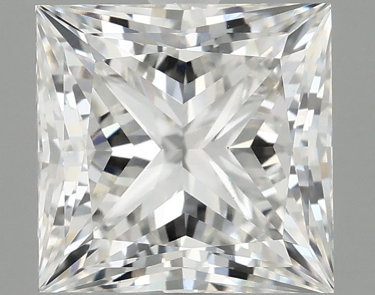 Loose Diamond - PRINCESS 2.52ct F VS1: Loose Diamond - PRINCESS 2.52ct F VS1 Source: This is a real non-mined Diamond that has been grown in a lab Shape: PRINCESS Carats: 2.52 Color: F Clarity: VS1 Certification: IGI Video: