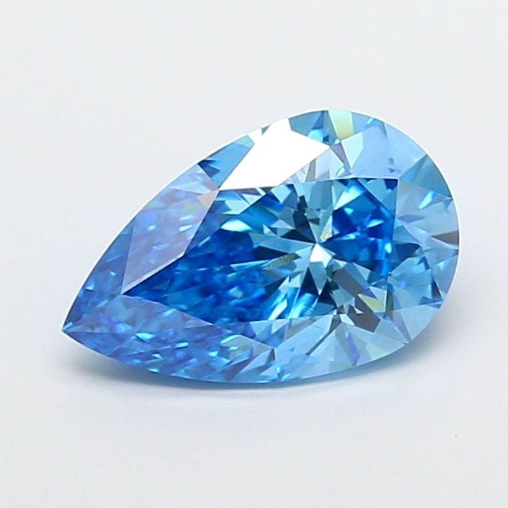 Loose Diamond - PEAR 3.54ct Fancy Vivid Blue VS2: Loose Diamond - PEAR 3.54ct Fancy Vivid Blue VS2 Source: This is a real non-mined Diamond that has been grown in a lab Shape: PEAR Carats: 3.54 Color: Fancy Vivid Blue Certification: IGI Video: Video
