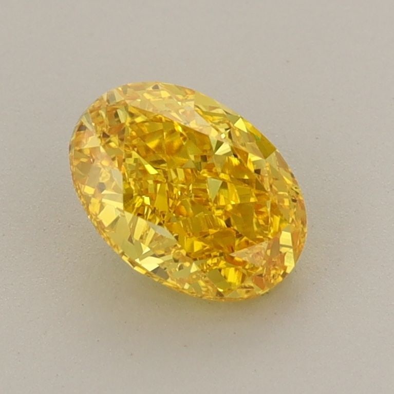 Loose Diamond - OVAL 1.01ct Fancy Vivid Yellow VVS2: Loose Diamond - OVAL 1.01ct Fancy Vivid Yellow VVS2 Source: This is a real non-mined Diamond that has been grown in a lab Shape: OVAL Carats: 1.01 Color: Fancy Vivid Yellow Certification: IGI Video: