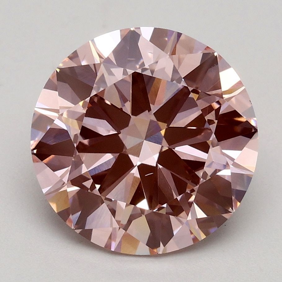 Loose Diamond - ROUND 2.5ct Fancy Intense Pink VS2: Loose Diamond - ROUND 2.5ct Fancy Intense Pink VS2 Source: This is a real non-mined Diamond that has been grown in a lab Shape: ROUND Carats: 2.5 Color: Fancy Intense Pink Certification: IGI Video: