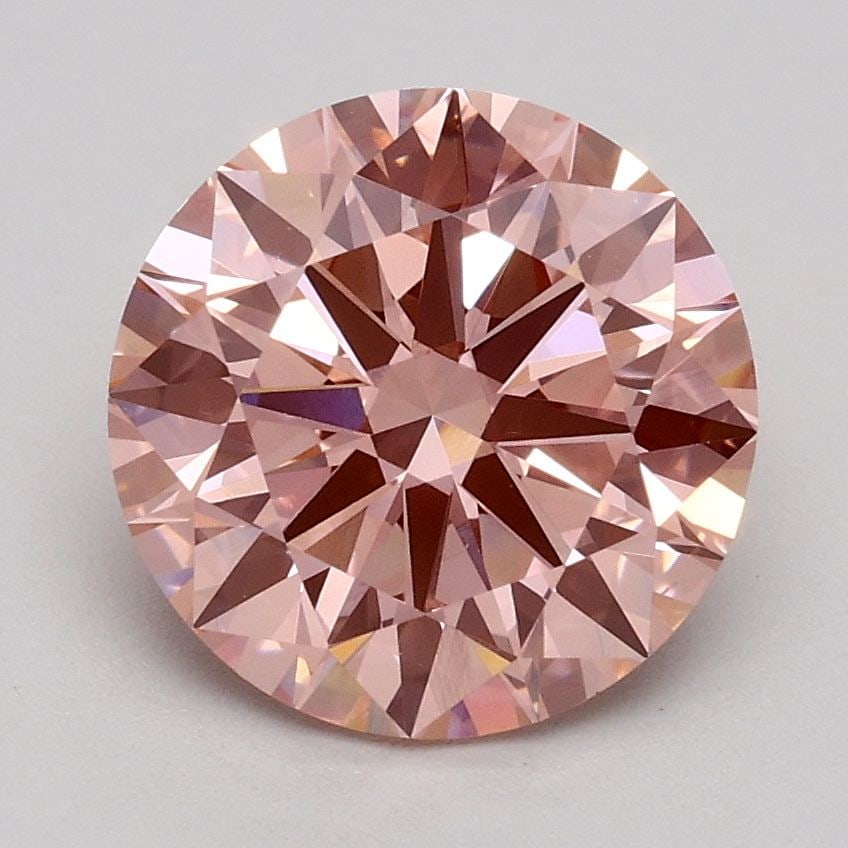 Loose Diamond - ROUND 1.8ct Fancy Intense Pink VS2: Loose Diamond - ROUND 1.8ct Fancy Intense Pink VS2 Source: This is a real non-mined Diamond that has been grown in a lab Shape: ROUND Carats: 1.8 Color: Fancy Intense Pink Certification: IGI Video: