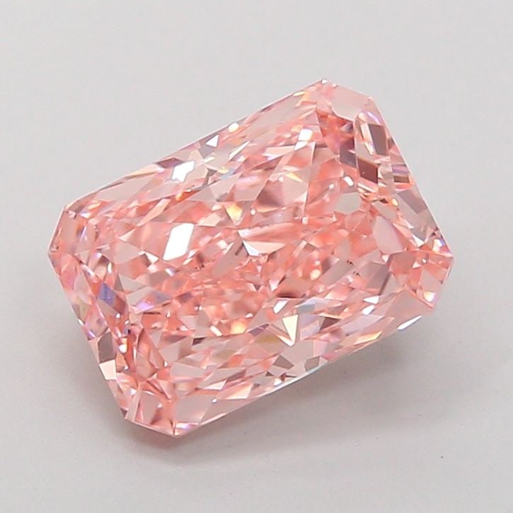 Loose Diamond - RADIANT 2.63ct Fancy Vivid Pink VS1: Loose Diamond - RADIANT 2.63ct Fancy Vivid Pink VS1 Source: This is a real non-mined Diamond that has been grown in a lab Shape: RADIANT Carats: 2.63 Color: Fancy Vivid Pink Certification: IGI Video: