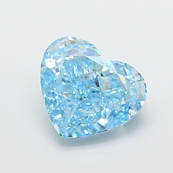 Loose Diamond - HEART 3.57ct Fancy Vivid Blue VS2: Loose Diamond - HEART 3.57ct Fancy Vivid Blue VS2 Source: This is a real non-mined Diamond that has been grown in a lab Shape: HEART Carats: 3.57 Color: Fancy Vivid Blue Certification: IGI Video: