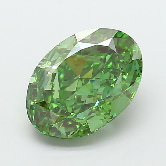 Loose Diamond - OVAL 4.54ct Fancy Vivid Green VVS2 (1 of 1)