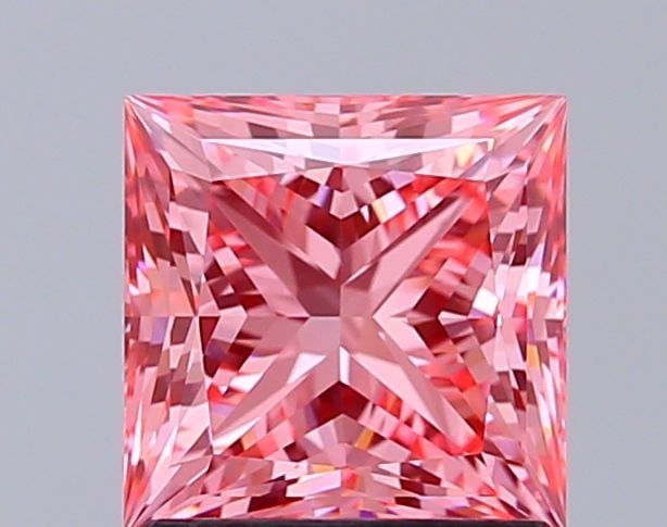 Loose Diamond - PRINCESS 1.53ct Fancy Vivid Pink VS1: Loose Diamond - PRINCESS 1.53ct Fancy Vivid Pink VS1 Source: This is a real non-mined Diamond that has been grown in a lab Shape: PRINCESS Carats: 1.53 Color: Fancy Vivid Pink Certification: IGI