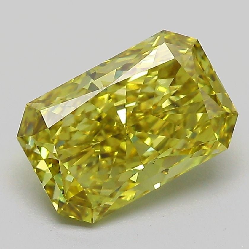 Loose Diamond - RADIANT 2.24ct Fancy Vivid Yellow VS1: Loose Diamond - RADIANT 2.24ct Fancy Vivid Yellow VS1 Source: This is a real non-mined Diamond that has been grown in a lab Shape: RADIANT Carats: 2.24 Color: Fancy Vivid Yellow Certification: IGI Vid