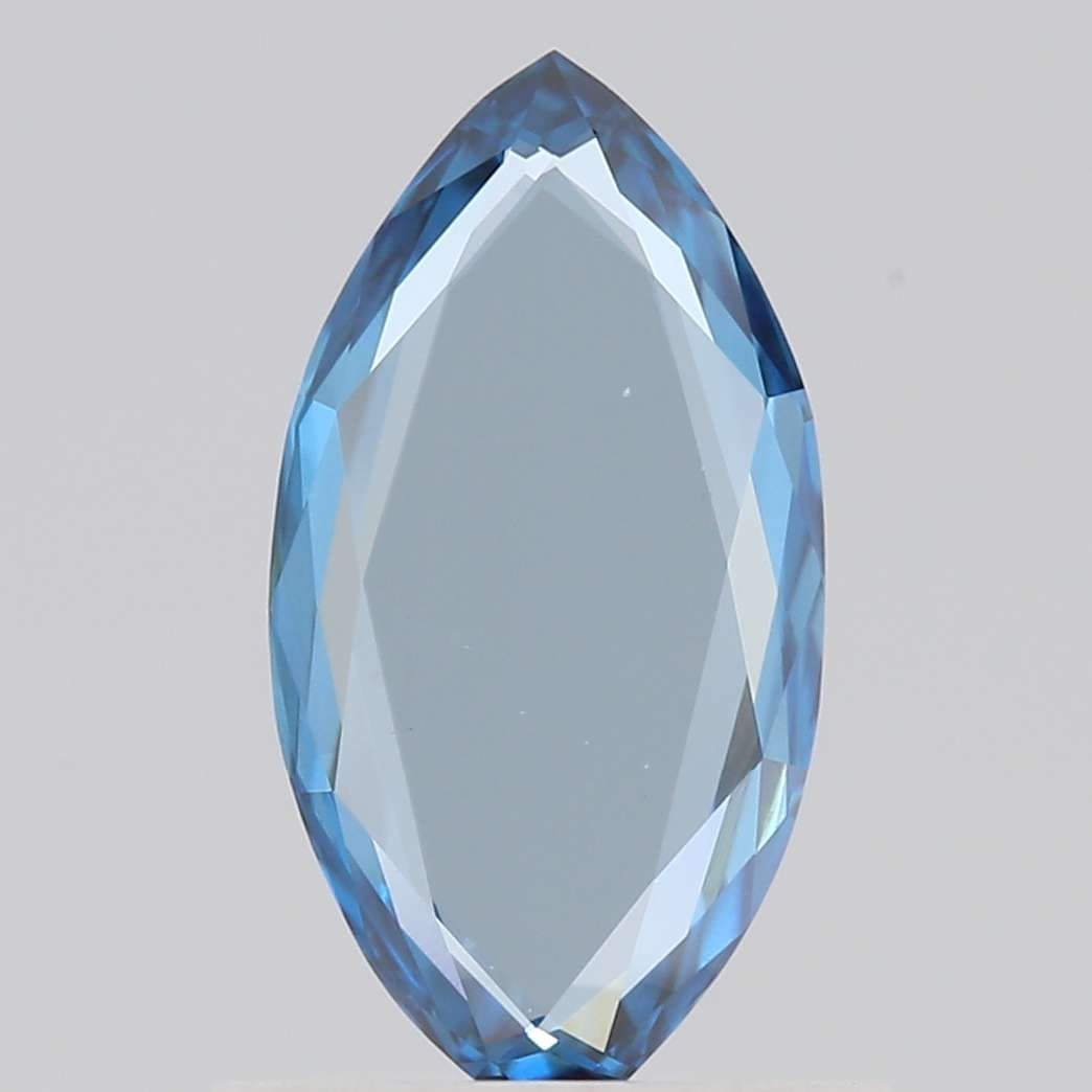 Loose Diamond - ROSE 0.54ct Fancy Vivid Blue VS1: Loose Diamond - ROSE 0.54ct Fancy Vivid Blue VS1 Source: This is a real non-mined Diamond that has been grown in a lab Shape: ROSE Carats: 0.54 Color: Fancy Vivid Blue Certification: NONE Video:
