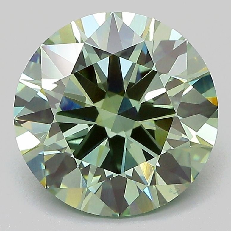 Ideal Loose Diamond - ROUND 3.33ct Fancy Vivid Green VVS2: Ideal Loose Diamond - ROUND 3.33ct Fancy Vivid Green VVS2 Source: This is a real non-mined Diamond that has been grown in a lab Shape: ROUND Carats: 3.33 Color: Fancy Vivid Green Certification: IGI