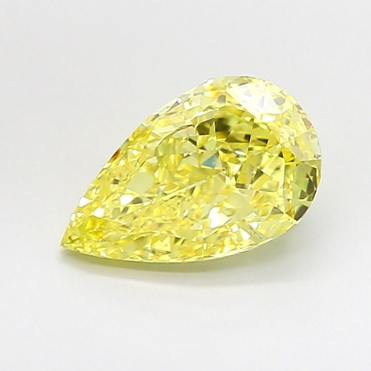 Loose Diamond - PEAR 2.51ct Fancy Intense Yellow VS1: Loose Diamond - PEAR 2.51ct Fancy Intense Yellow VS1 Source: This is a real non-mined Diamond that has been grown in a lab Shape: PEAR Carats: 2.51 Color: Fancy Intense Yellow Certification: IGI Video