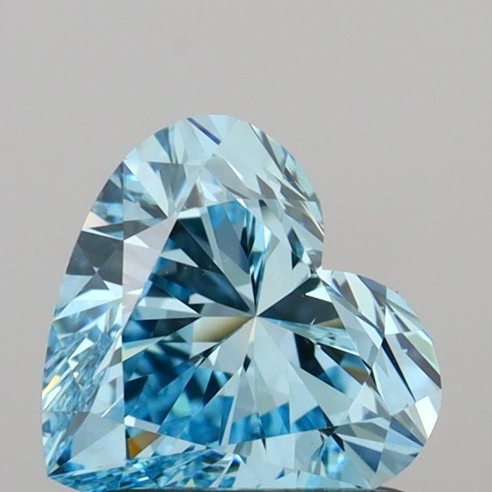 Loose Diamond - HEART 1.0ct Fancy Vivid Blue VS1: Loose Diamond - HEART 1.0ct Fancy Vivid Blue VS1 Source: This is a real non-mined Diamond that has been grown in a lab Shape: HEART Carats: 1.0 Color: Fancy Vivid Blue Certification: IGI The Diamond D