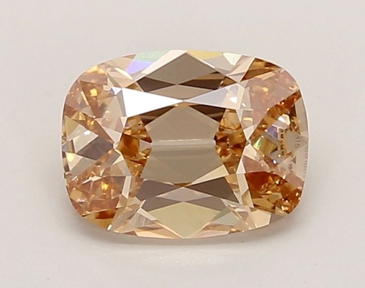 Loose Diamond - CUSHION BRILLIANT 1.59ct Fancy Brownish Orange VS1: Loose Diamond - CUSHION BRILLIANT 1.59ct Fancy Brownish Orange VS1 Source: This is a real non-mined Diamond that has been grown in a lab Shape: CUSHION BRILLIANT Carats: 1.59 Color: Fancy Brownish Ora