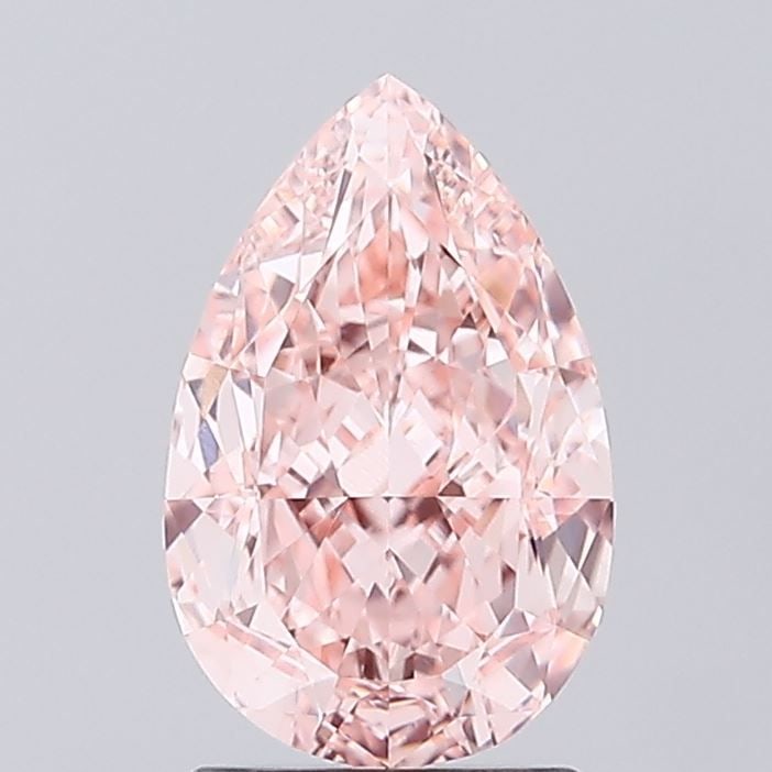 Loose Diamond - PEAR 2.01ct Fancy Intense Pink VVS1: Loose Diamond - PEAR 2.01ct Fancy Intense Pink VVS1 Source: This is a real non-mined Diamond that has been grown in a lab Shape: PEAR Carats: 2.01 Color: Fancy Intense Pink Certification: IGI Video: