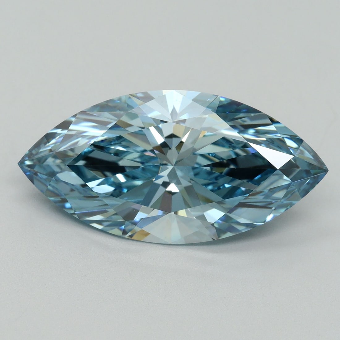 Loose Diamond - MARQUISE 7.05ct Fancy Vivid Blue VVS2: Loose Diamond - MARQUISE 7.05ct Fancy Vivid Blue VVS2 Source: This is a real non-mined Diamond that has been grown in a lab Shape: MARQUISE Carats: 7.05 Color: Fancy Vivid Blue Certification: IGI