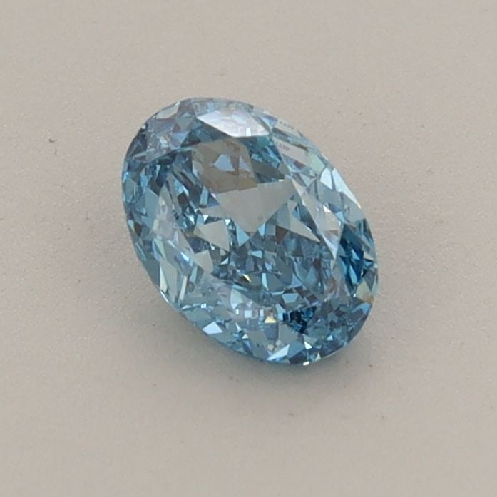 Loose Diamond - OVAL 0.51ct Fancy Vivid Blue VVS2: Loose Diamond - OVAL 0.51ct Fancy Vivid Blue VVS2 Source: This is a real non-mined Diamond that has been grown in a lab Shape: OVAL Carats: 0.51 Color: Fancy Vivid Blue Certification: IGI Video: