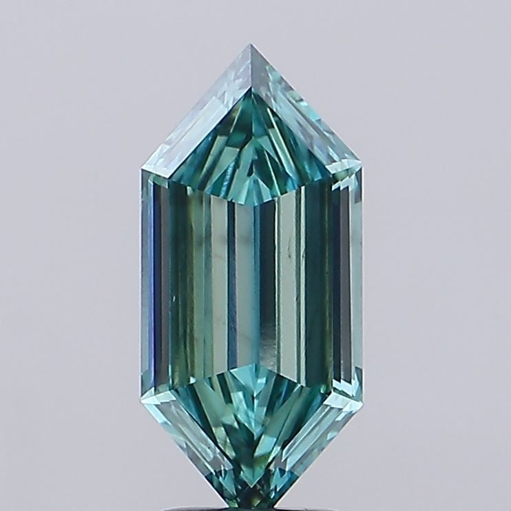 Loose Diamond - HEXAGONAL 2.99ct Fancy Vivid Green VS2: Loose Diamond - HEXAGONAL 2.99ct Fancy Vivid Green VS2 Source: This is a real non-mined Diamond that has been grown in a lab Shape: HEXAGONAL Carats: 2.99 Color: Fancy Vivid Green Certification: IGI V