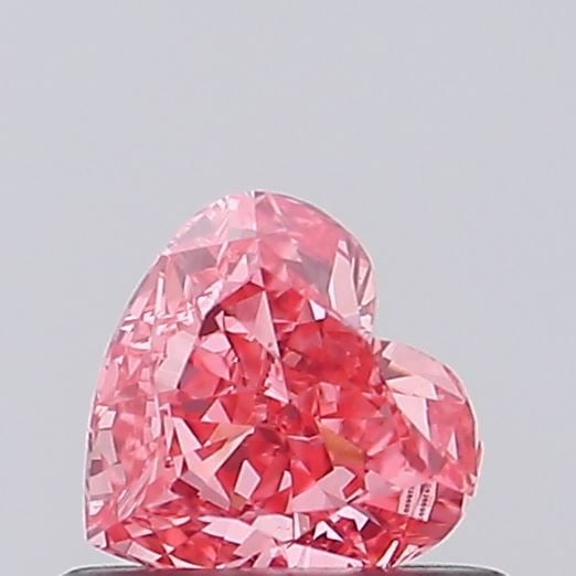 Loose Diamond - HEART 0.46ct Fancy Vivid Pink VVS2: Loose Diamond - HEART 0.46ct Fancy Vivid Pink VVS2 Source: This is a real non-mined Diamond that has been grown in a lab Shape: HEART Carats: 0.46 Color: Fancy Vivid Pink Certification: IGI Video: