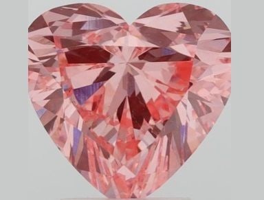 Loose Diamond - HEART 3.0ct Fancy Vivid Pink VS2: Loose Diamond - HEART 3.0ct Fancy Vivid Pink VS2 Source: This is a real non-mined Diamond that has been grown in a lab Shape: HEART Carats: 3.0 Color: Fancy Vivid Pink Certification: IGI Video: