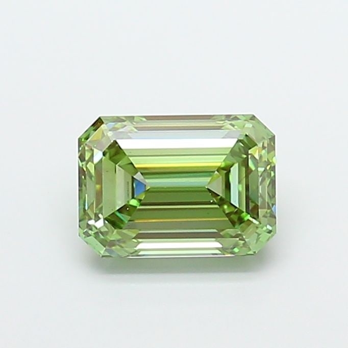 Loose Diamond - EMERALD 3.16ct Fancy Vivid Green VS2: Loose Diamond - EMERALD 3.16ct Fancy Vivid Green VS2 Source: This is a real non-mined Diamond that has been grown in a lab Shape: EMERALD Carats: 3.16 Color: Fancy Vivid Green Certification: IGI Video