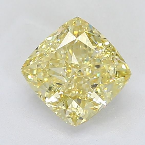 Loose Diamond - CUSHION MODIFIED 2.72ct Fancy Vivid Yellow VS1: Loose Diamond - CUSHION MODIFIED 2.72ct Fancy Vivid Yellow VS1 Source: This is a real non-mined Diamond that has been grown in a lab Shape: CUSHION MODIFIED Carats: 2.72 Color: Fancy Vivid Yellow Cert