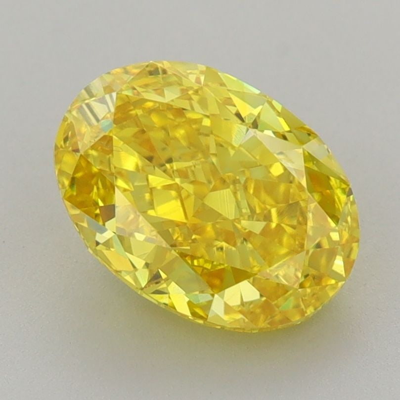 Loose Diamond - OVAL 2.47ct Fancy Vivid Yellow VVS2: Loose Diamond - OVAL 2.47ct Fancy Vivid Yellow VVS2 Source: This is a real non-mined Diamond that has been grown in a lab Shape: OVAL Carats: 2.47 Color: Fancy Vivid Yellow Certification: IGI Video: