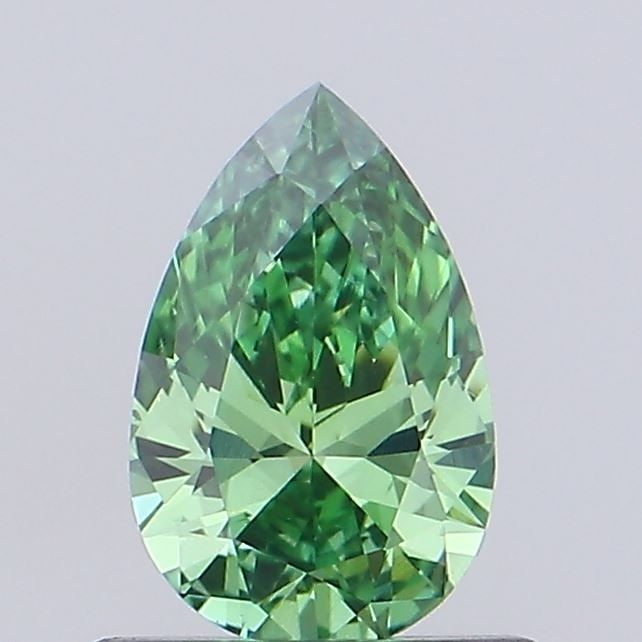 Loose Diamond - PEAR 0.48ct Fancy Vivid Green VS1: Loose Diamond - PEAR 0.48ct Fancy Vivid Green VS1 Source: This is a real non-mined Diamond that has been grown in a lab Shape: PEAR Carats: 0.48 Color: Fancy Vivid Green Certification: IGI Video: