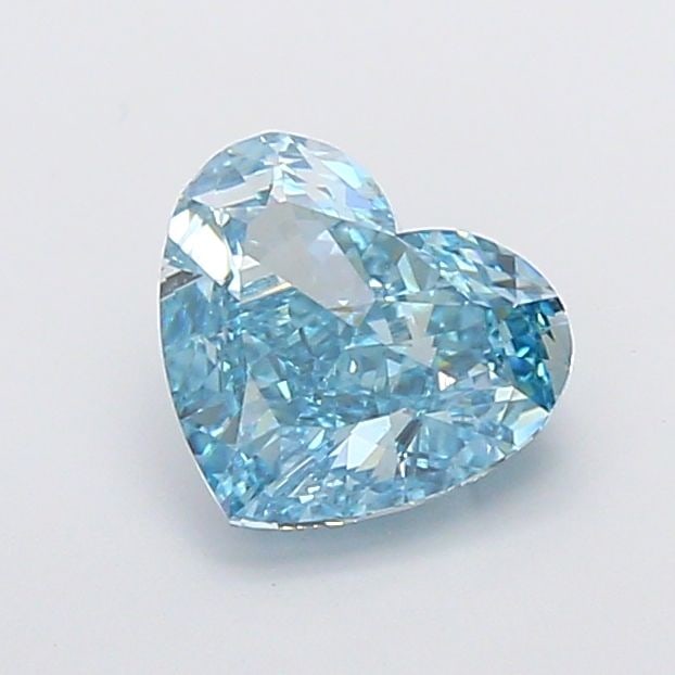 Loose Diamond - HEART 2.58ct Fancy Vivid Blue VS1: Loose Diamond - HEART 2.58ct Fancy Vivid Blue VS1 Source: This is a real non-mined Diamond that has been grown in a lab Shape: HEART Carats: 2.58 Color: Fancy Vivid Blue Certification: IGI Video: