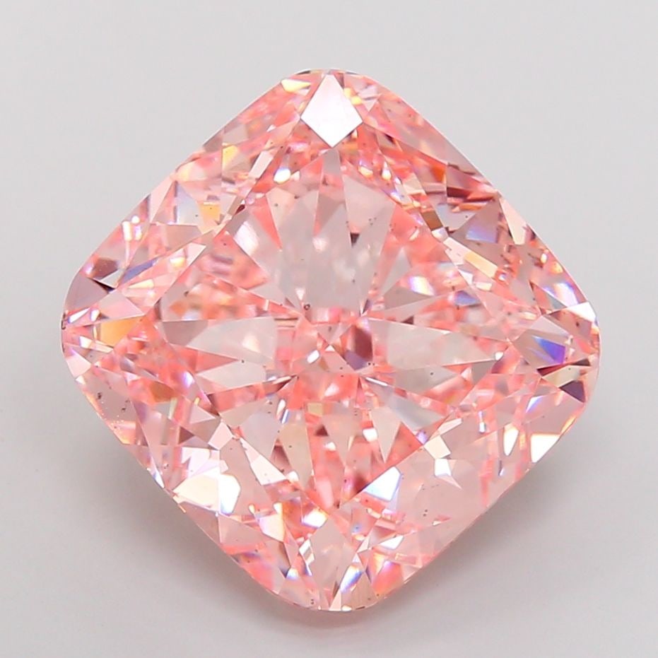 Loose Diamond - CUSHION MODIFIED 20.04ct Fancy Vivid Pink VS2: Loose Diamond - CUSHION MODIFIED 20.04ct Fancy Vivid Pink VS2 Source: This is a real non-mined Diamond that has been grown in a lab Shape: CUSHION MODIFIED Carats: 20.04 Color: Fancy Vivid Pink Certif