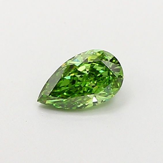 Loose Diamond - PEAR 0.42ct Fancy Vivid Green VS1: Loose Diamond - PEAR 0.42ct Fancy Vivid Green VS1 Source: This is a real non-mined Diamond that has been grown in a lab Shape: PEAR Carats: 0.42 Color: Fancy Vivid Green Certification: NONE Video: