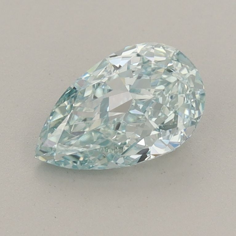 Loose Diamond - PEAR 1.01ct Fancy Intense Blueish Green VS2: Loose Diamond - PEAR 1.01ct Fancy Intense Blueish Green VS2 Source: This is a real non-mined Diamond that has been grown in a lab Shape: PEAR Carats: 1.01 Color: Fancy Intense Blueish Green Certificat