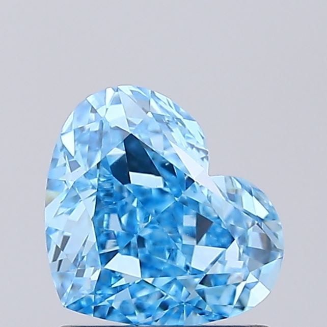 Loose Diamond - HEART 1.17ct Fancy Vivid Blue VVS2: Loose Diamond - HEART 1.17ct Fancy Vivid Blue VVS2 Source: This is a real non-mined Diamond that has been grown in a lab Shape: HEART Carats: 1.17 Color: Fancy Vivid Blue Certification: IGI Video: