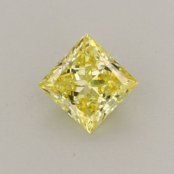 Loose Diamond - PRINCESS 0.39ct Fancy Vivid Yellow VS1: Loose Diamond - PRINCESS 0.39ct Fancy Vivid Yellow VS1 Source: This is a real non-mined Diamond that has been grown in a lab Shape: PRINCESS Carats: 0.39 Color: Fancy Vivid Yellow Certification: IGI V