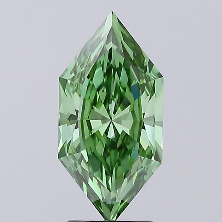 Loose Diamond - HEXAGONAL 3.09ct Fancy Vivid Green VS1: Loose Diamond - HEXAGONAL 3.09ct Fancy Vivid Green VS1 Source: This is a real non-mined Diamond that has been grown in a lab Shape: HEXAGONAL Carats: 3.09 Color: Fancy Vivid Green Certification: IGI V