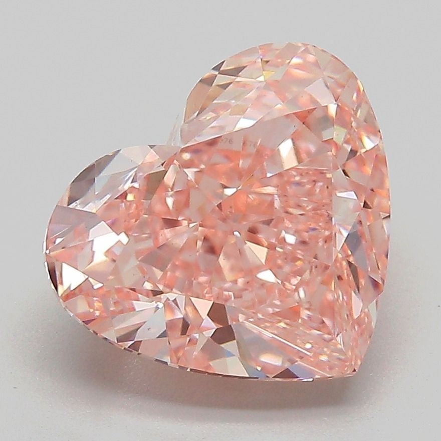 Loose Diamond - HEART 4.2ct Fancy Intense Pink VS1: Loose Diamond - HEART 4.2ct Fancy Intense Pink VS1 Source: This is a real non-mined Diamond that has been grown in a lab Shape: HEART Carats: 4.2 Color: Fancy Intense Pink Certification: IGI Video: