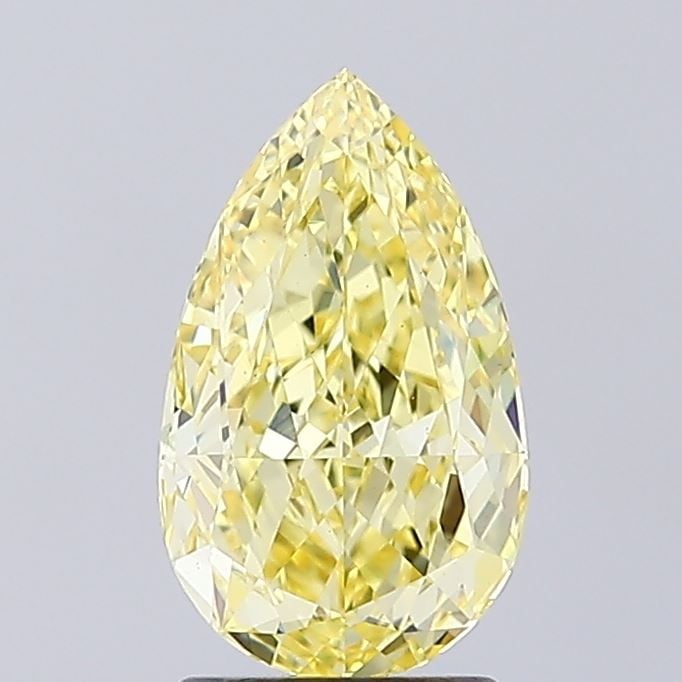 Loose Diamond - PEAR 2.04ct Fancy Yellow VS1: Loose Diamond - PEAR 2.04ct Fancy Yellow VS1 Source: This is a real non-mined Diamond that has been grown in a lab Shape: PEAR Carats: 2.04 Color: Fancy Yellow Certification: IGI Video: