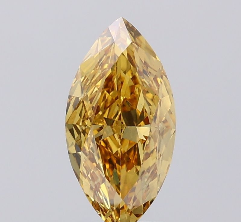 Loose Diamond - MARQUISE 1.52ct Fancy Intense Yellow VS1: Loose Diamond - MARQUISE 1.52ct Fancy Intense Yellow VS1 Source: This is a real non-mined Diamond that has been grown in a lab Shape: MARQUISE Carats: 1.52 Color: Fancy Intense Yellow Certification: N