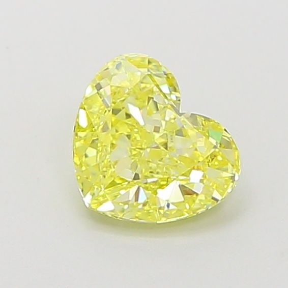 Loose Diamond - HEART 1.0ct Fancy Vivid Yellow VVS2: Loose Diamond - HEART 1.0ct Fancy Vivid Yellow VVS2 Source: This is a real non-mined Diamond that has been grown in a lab Shape: HEART Carats: 1.0 Color: Fancy Vivid Yellow Certification: IGI Video: